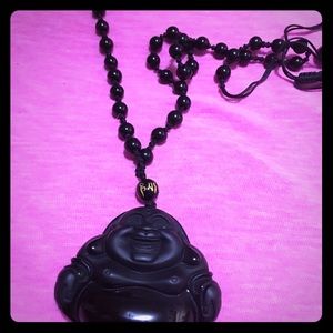 PRICE IS FIRM Jade Buddha beaded necklace